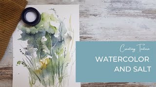 Create Texture in Watercolor with Salt