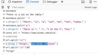 fff8-25 Splitting a URL string into an Array in JavaScript
