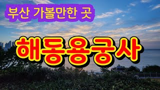 부산 가볼만한 곳 해동용궁사