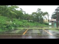 大歩危駅から奥祖谷観光周遊モノレールの駐車場まで（雨）