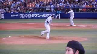 涌井秀章 「ピッチャー、サファテに代わりまして、涌井」 横浜DeNAベイスターズ－埼玉西武ライオンズ 平成25年５月29日