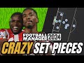 Create CRAZY Set Pieces Like Brentford in FM24!