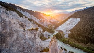 Wildwasserpaddeln auf dem Vorderrhein von Ilanz bis Reichenau - Schweiz // Switzerland