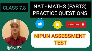 NAT PRACTICE QUESTIONS (PART 3) || MATHS || CLASS -7,8