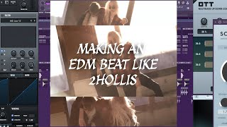 HOW TO MAKE EDM BEATS LIKE 2HOLLIS FROM SCRATCH (FL STUDIO \u0026 SERUM)