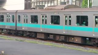 E233系2000番台マト4編成柏駅発車