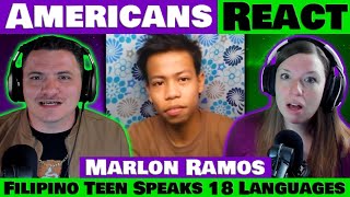 Americans React to Filipino Teen Speaking 18 Languages! @marlonramos2449