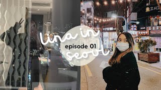 SEOUL DIARIES EP.01 | l7 hotel in hongdae, han river at night | life in korea | korea travel vlog