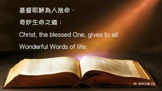 教會聖詩 教會聖詩 38  生命之道 Wonderful Words of Life