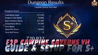 [FF7: Ever Crisis] - F2P Cawpine Caverns Very Hard S+ Score FULL Run! 2 days left!