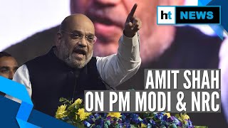 Watch: Amit Shah's response on PM Modi denying   talks on NRC, detention camps