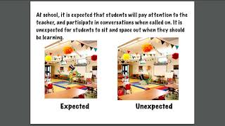Expected and Unexpected Behavior Social Story
