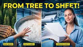 From Forest to Sheet — How Paper Is Made