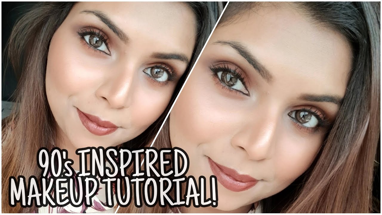 90 S Inspired Makeup Tutorial Youtube