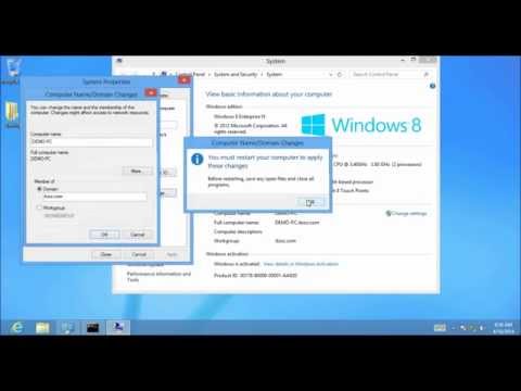 How to Join Client to a Active Directory Domain in Windows Server 2012 How to Join Client to a Active Directory Domain in Windows Server 2012
