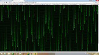 Make Matrix Rain Effect with Canvas and HTML 5