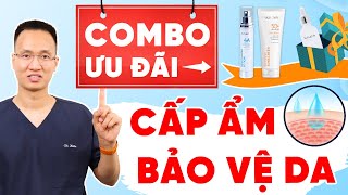 COMBO bảo vệ da, cấp ẩm, căng bóng cho da dầu mụn - Ưu đãi độc quyền từ| Dr Hiếu