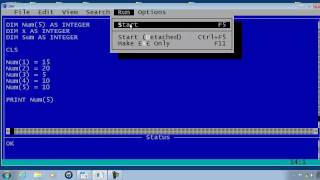 QBasic Tutorial 15 - Arrays - QB64