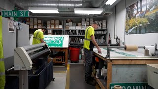 How it works: Explore the City’s sign shop