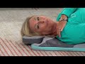 homedics air compression back stretching mat with 8 programs on qvc