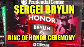 Sergei Brylin ring of honor night at Prudential Center, Newark Nj, NJ Devils vs Stars 1/20/24