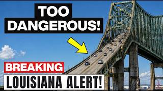 LOUISIANA ALERT! America's Most Dangerous Bridge's Worst Nightmare Came True