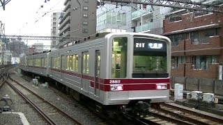 東武20000系21811F 日比谷線中目黒駅折り返し線入線