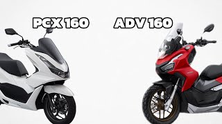 ADV 160 vs PCX 160 comparison