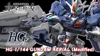 HG 1/144 GUNDAM AERIAL (Modified) 風靈高達改修型 / 水星の魔女 - 高達模型速報 - MODEL TALKING -