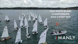 Starlings 2022 Race 2 Start - North Island Championships - Manly SC