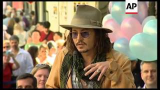 Star joined by Johnny Depp and Javier Bardem at Walk of Fame ceremony