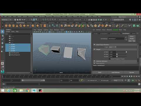 Maya 2020 Tutorial - Maya Blend Shape Deformer For Beginners - YouTube