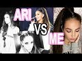 RECREATING ARIANA GRANDE'S HAIRSTYLES FROM INSTAGRAM!