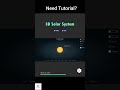 3d solar system using html css and javascript #shorts#viralshorts #animation #cssanimation