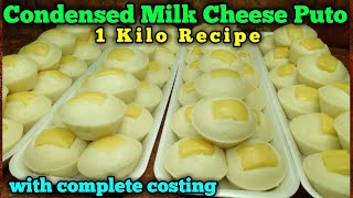 Condensed Milk Cheese Puto_1 KILO Recipe_with Complete Costing