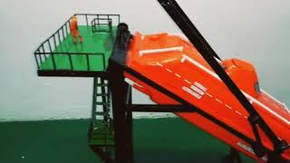 Offshore life- freefall lifeboat cadet making project batch 22 miri