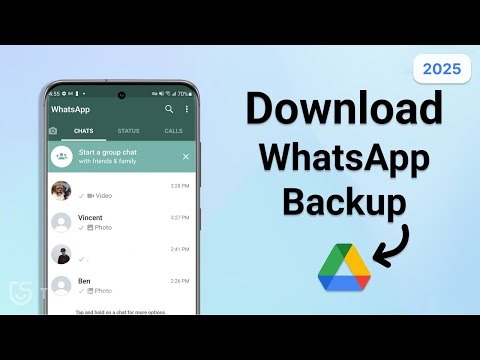 How to Download WhatsApp Backup from Google Drive to PC 2025