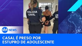 Casal é preso por estuprar adolescente em Aparecida de Goiânia (GO) | #SBTNewsnaTV (30/03/24)
