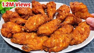 The Best Fried Chicken Wings You'll Ever Make! You will cook it again & again!!!🔥😲 | 2 RECIPES