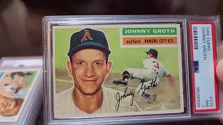 1953, 55',56' Topps Baseball Vintage PSA grade reveal strict grader