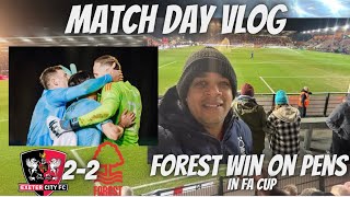 210 MILES TRIP TO WATCH NOTTINGHAM FOREST PLAY IN THE FA CUP AGAINST EXETER CITY | MATCH DAY VLOG