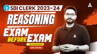 SBI Clerk 2024 | SBI Clerk Most Expected Paper | SBI Clerk Reasoning Tricks By Saurav Singh