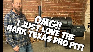 Check out the Hark Texas Pro Pit, the smoker I learned how to cook Texas BBQ on.