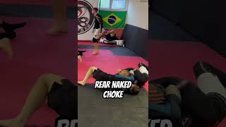 Rear naked choke