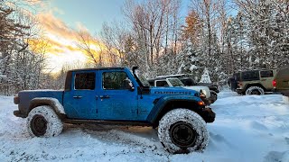 First Snow Of The Season! Time For Wheeling!