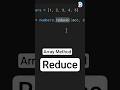 JavaScript Reduce Method Explained: Sum Array with For Loop vs. Reduce