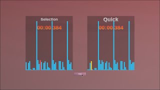 Sorting Algorithm Visualization: Selection Sort vs Quick Sort – Which One Wins?