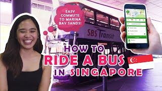 HOW TO RIDE A BUS IN SINGAPORE | OFW | COMMUTE PART 1