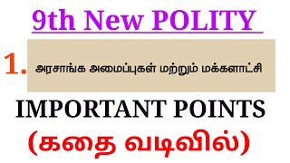 9th Polity அரசாங்க அமைப்புகள் மற்றும் மக்களாட்சி