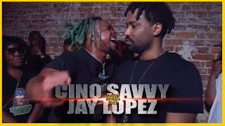 CINO SAVVY VS JAY LOPEZ RAP BATTLE - RBE